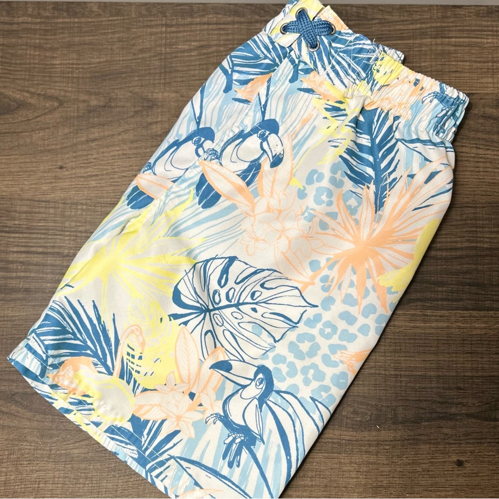 RUGGEDBUTTS® Boys Birds of Paradise Swim Trunks - 7